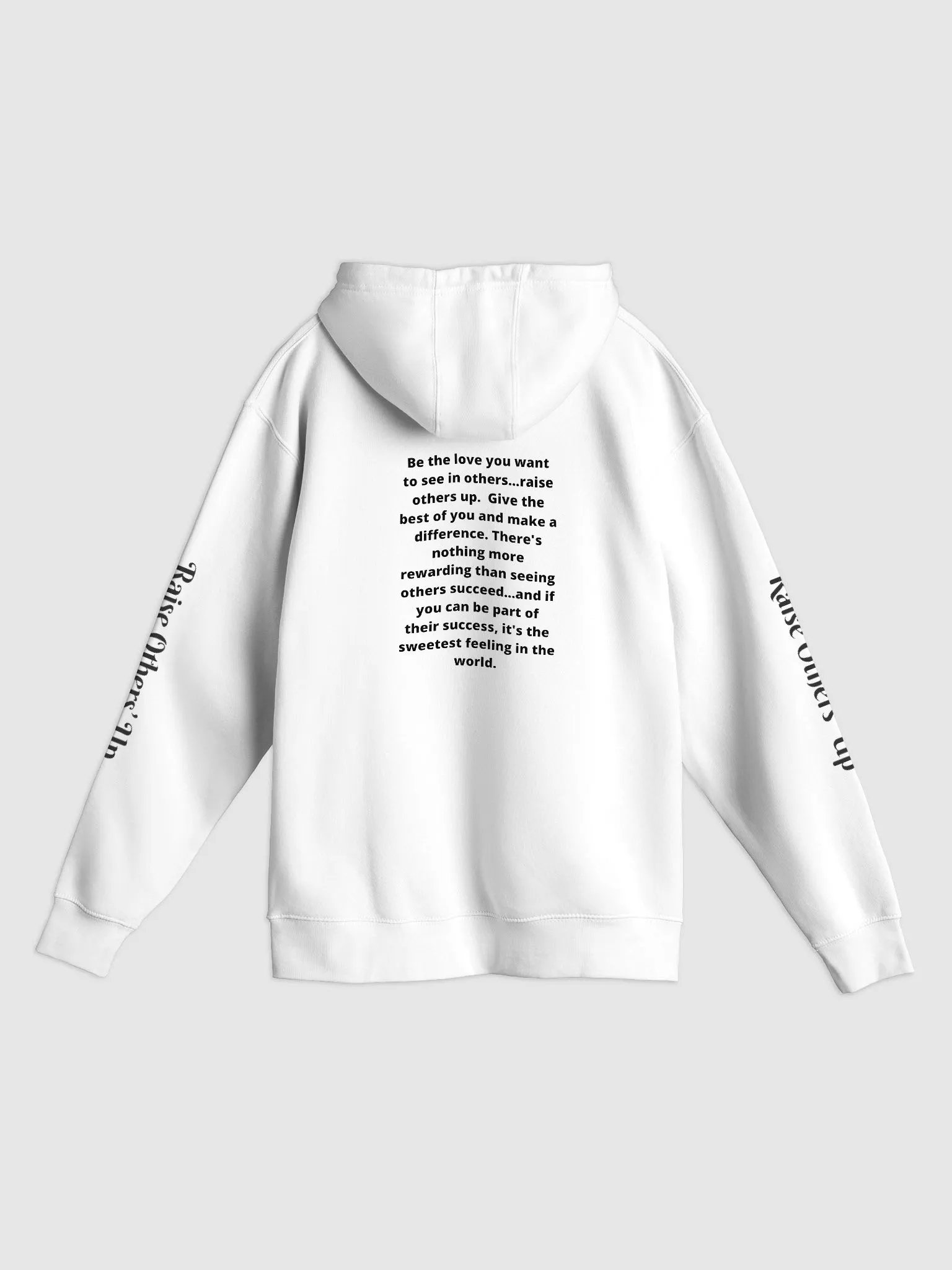 Raise Others’ Up Black & Blue Team Angel Hoodie product image (1)