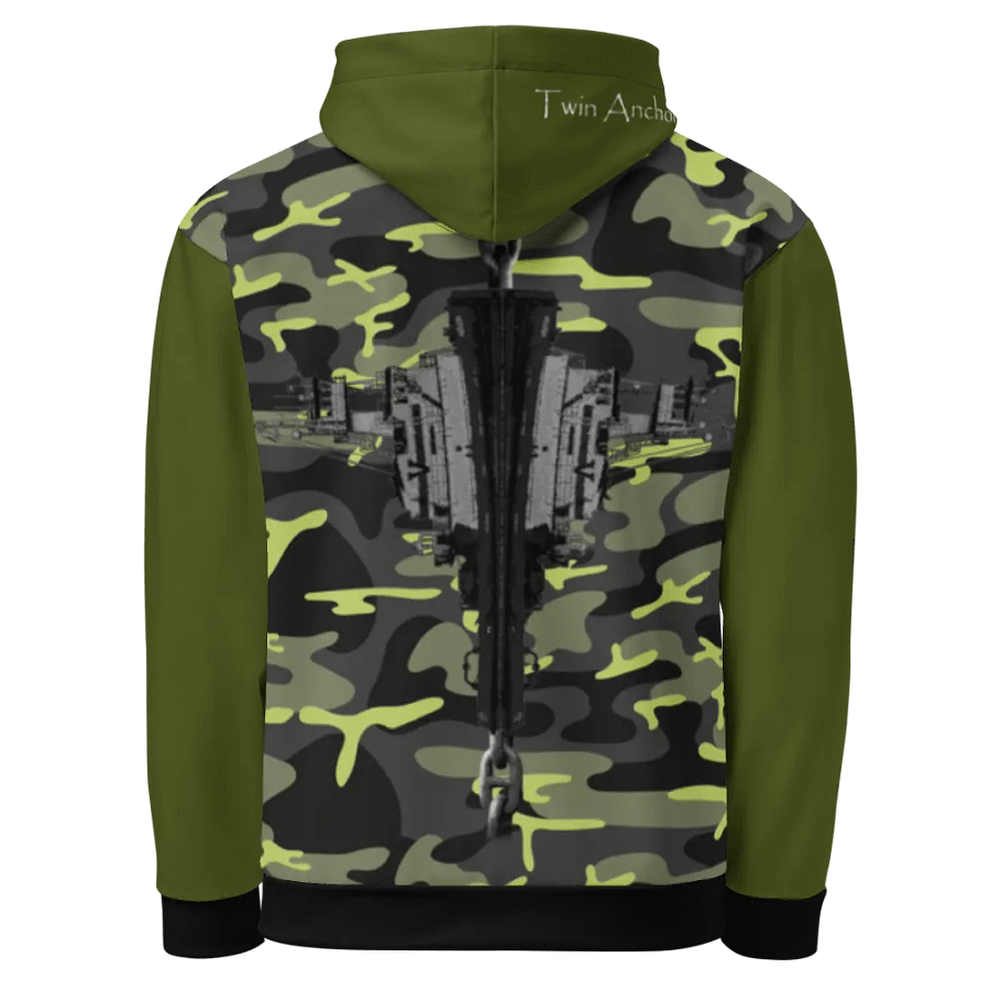 Camouflage & Green Hudson VB-chain Hoodie product image (9)