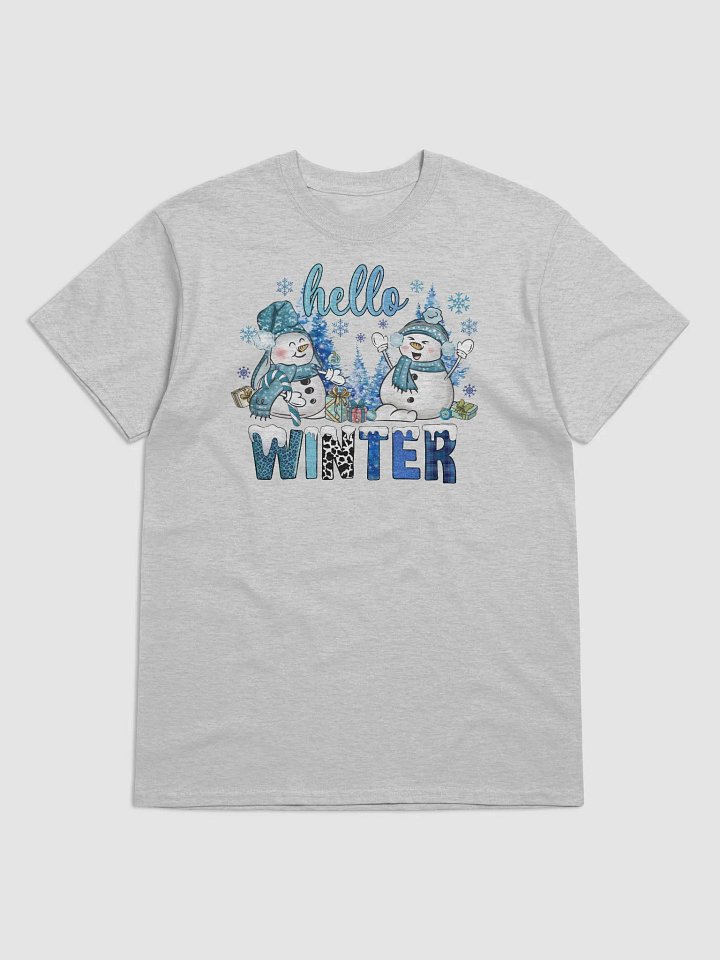 HELLO WINTER SNOWMAN T-SHIRT product image (41)