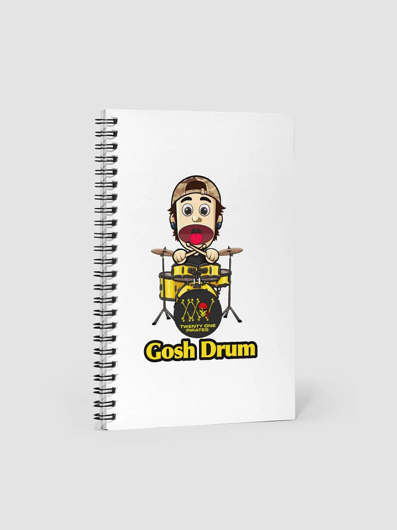 Gosh Drum Spiral Notebook