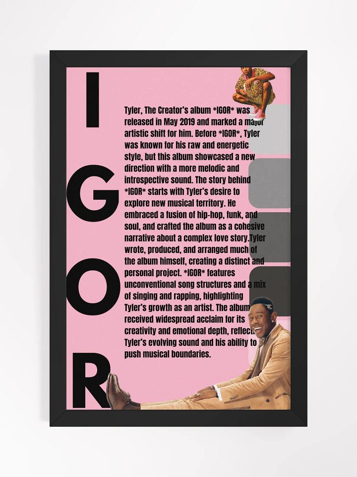 (12x18in) IGOR: Framed Matte Poster product image (1)