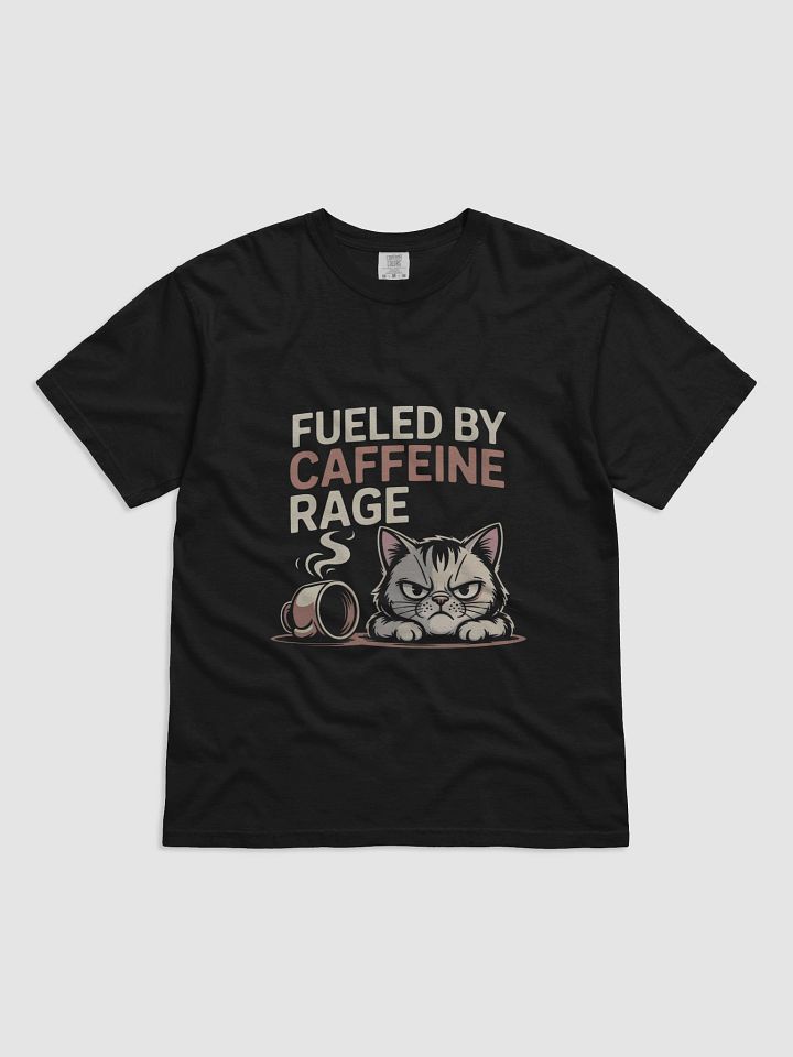 Caffeine Rage Cat Graphic Tee product image (1)