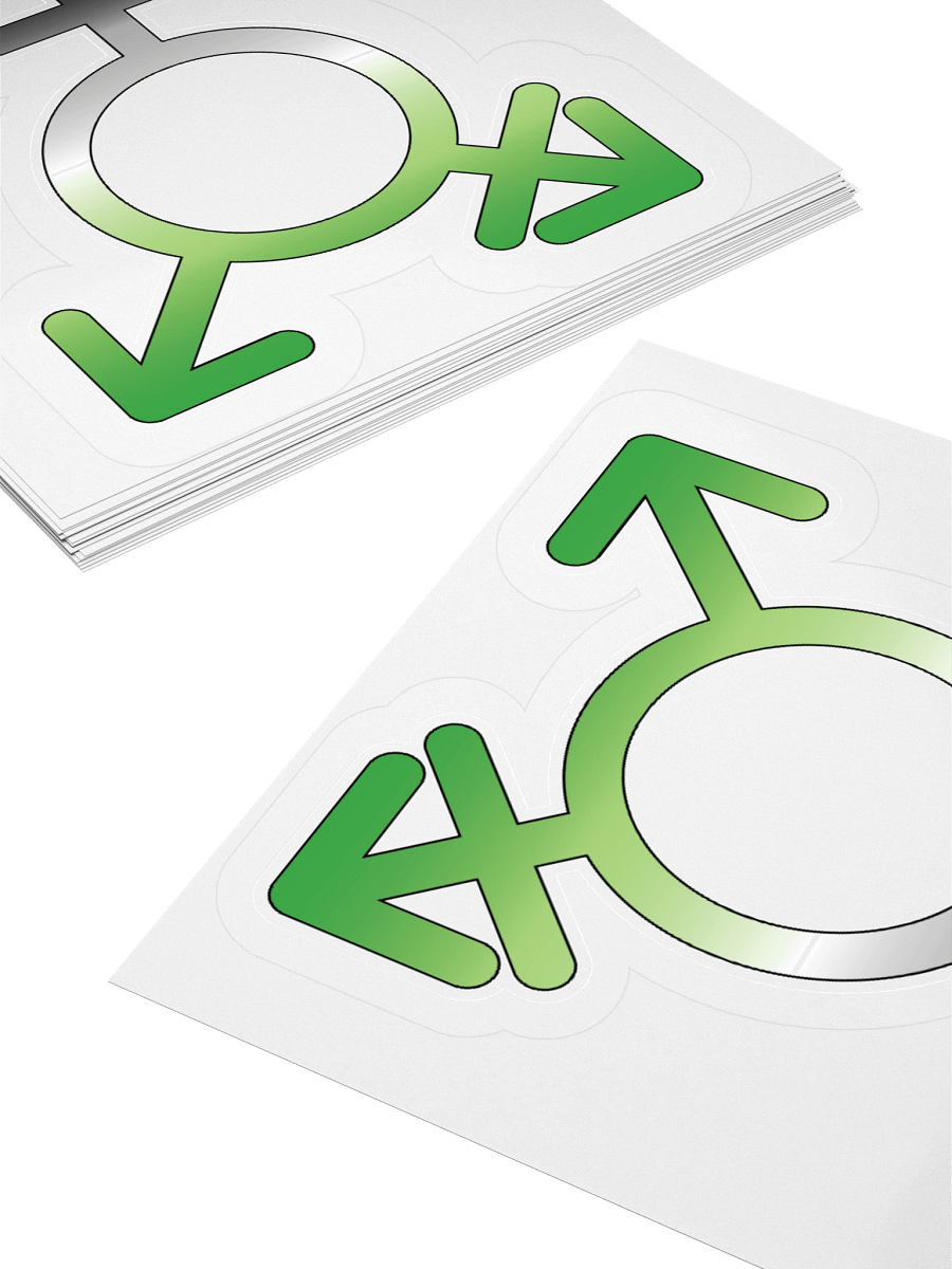 Aromantic Transgender Symbol Sticker product image (12)