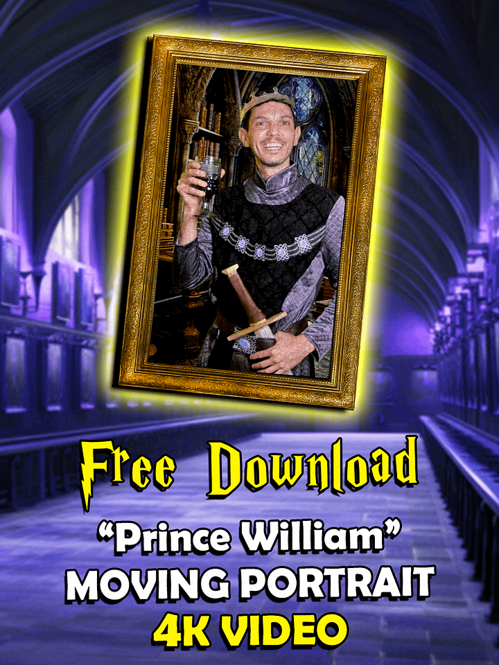 Moving Portrait Video - Prince William [FREE DOWNLOAD] product image (1)