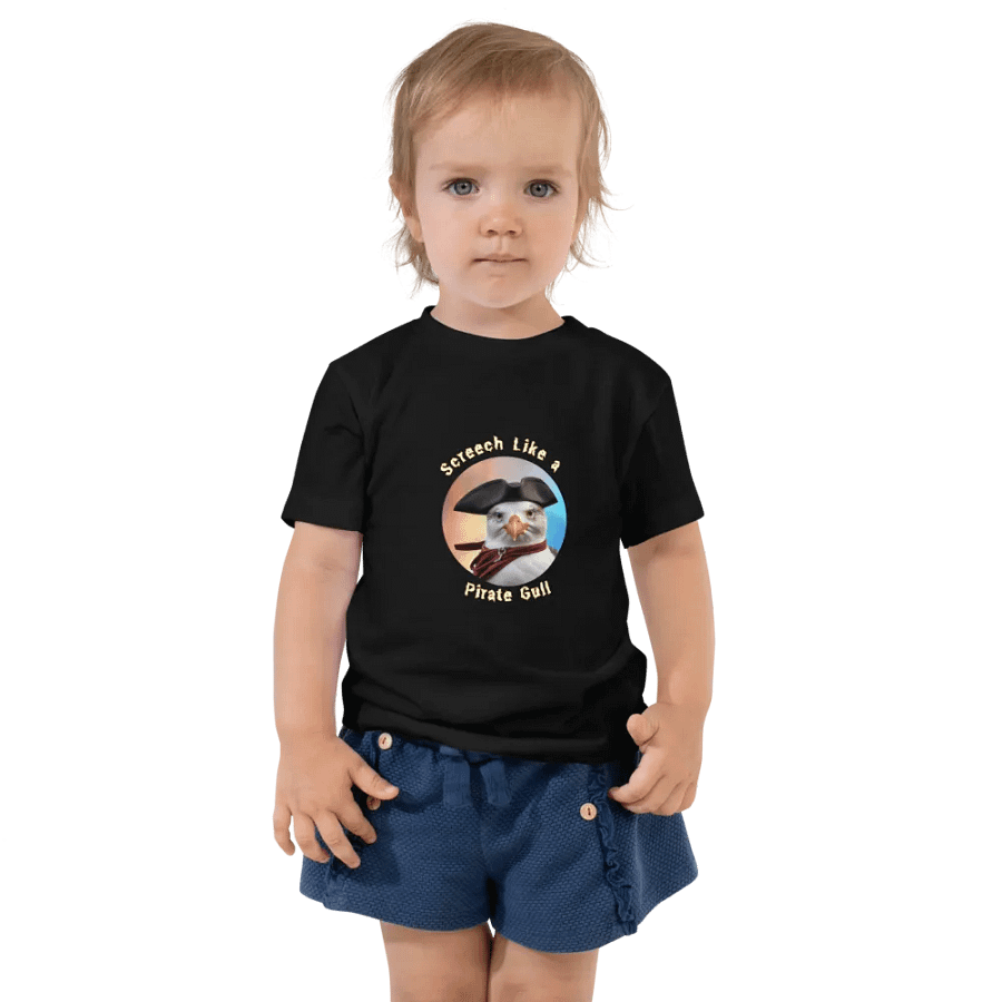 Screech Like a Pirate Gull Toddler T-shirt product image (1)
