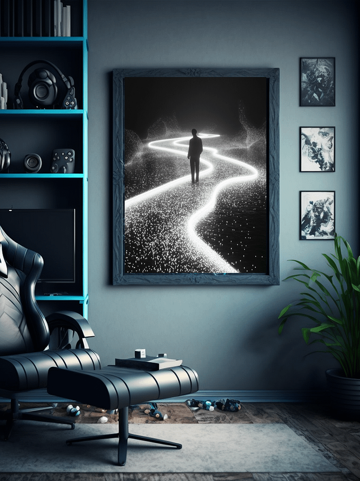 Luminous Journey Framed Matte Wall Art Canvas product image (2)