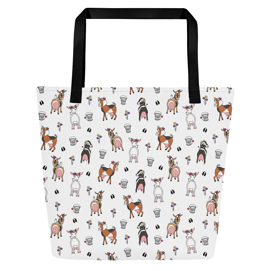 Cute Dairy Goats Tote Bag product image (1)
