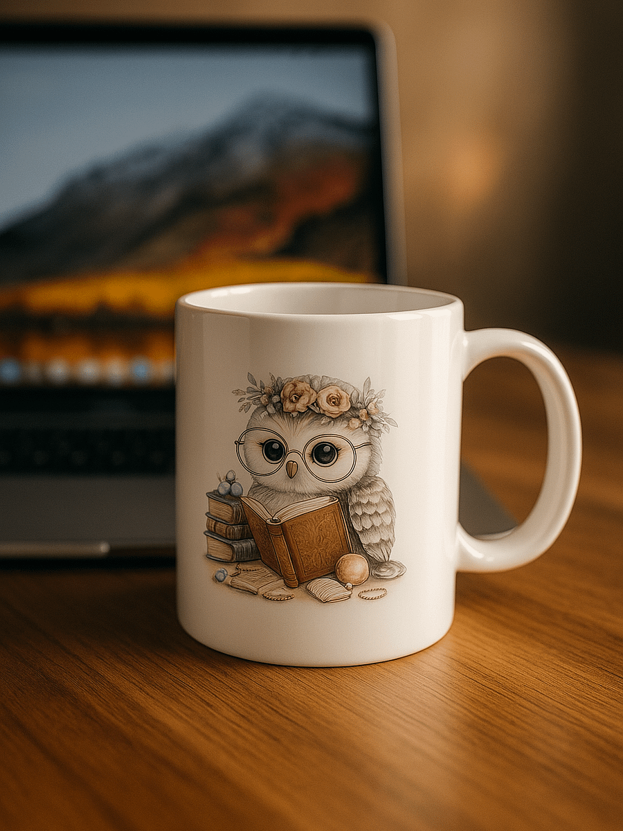 Reading Owl Mug – A Touch of Femininity and Warmth in Every Sip product image (19)