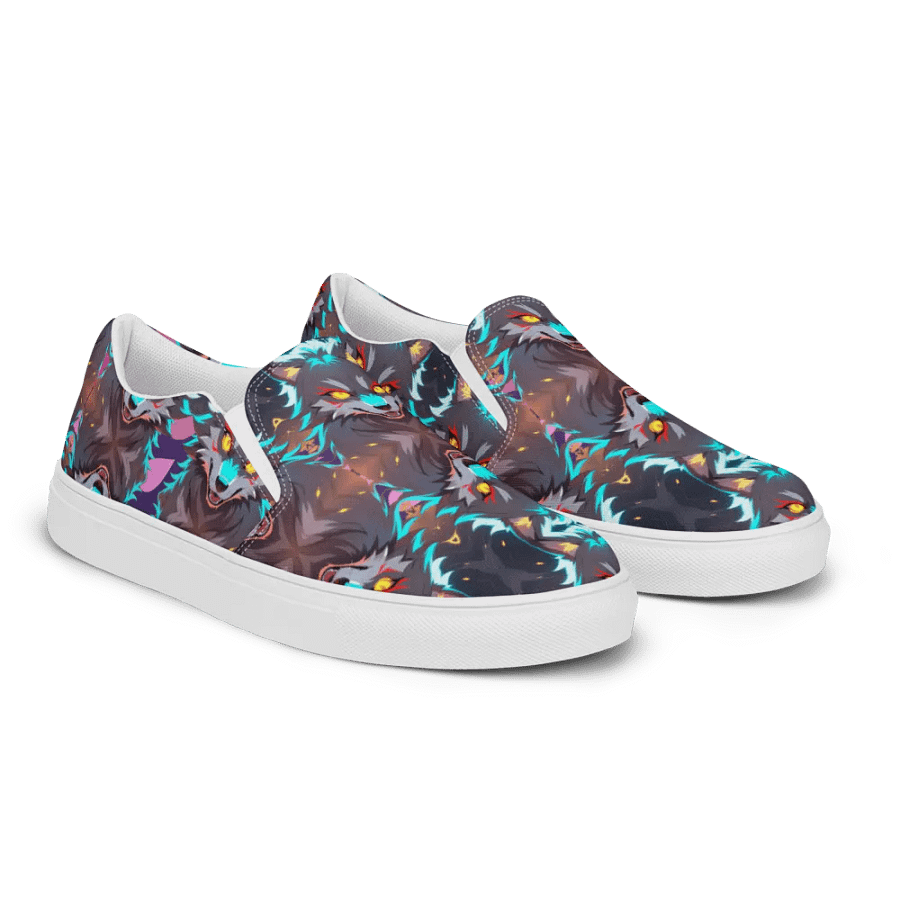 Mythical Wolf Women's Slip-Ons product image (3)