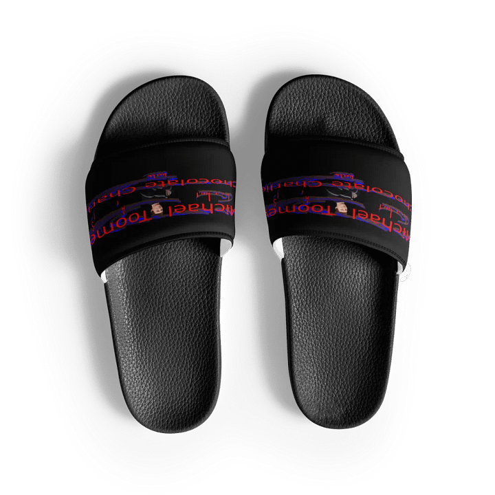 Michael Toomey As Chocolate Charlie 00 - Black Men's Slides product image (2)
