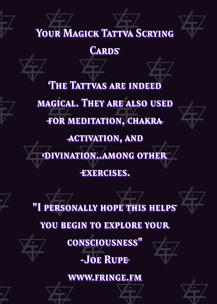 Voidwalker Tattva Cards With Flashing Colors product image (1)