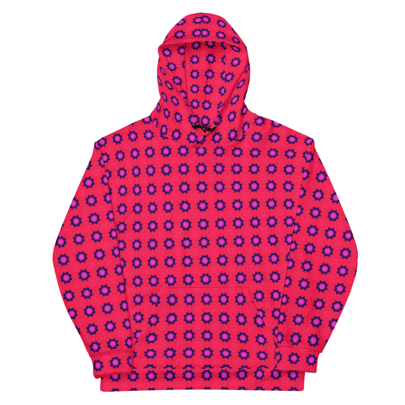 Abstract Red All Over Print Unisex Hoodie product image (29)