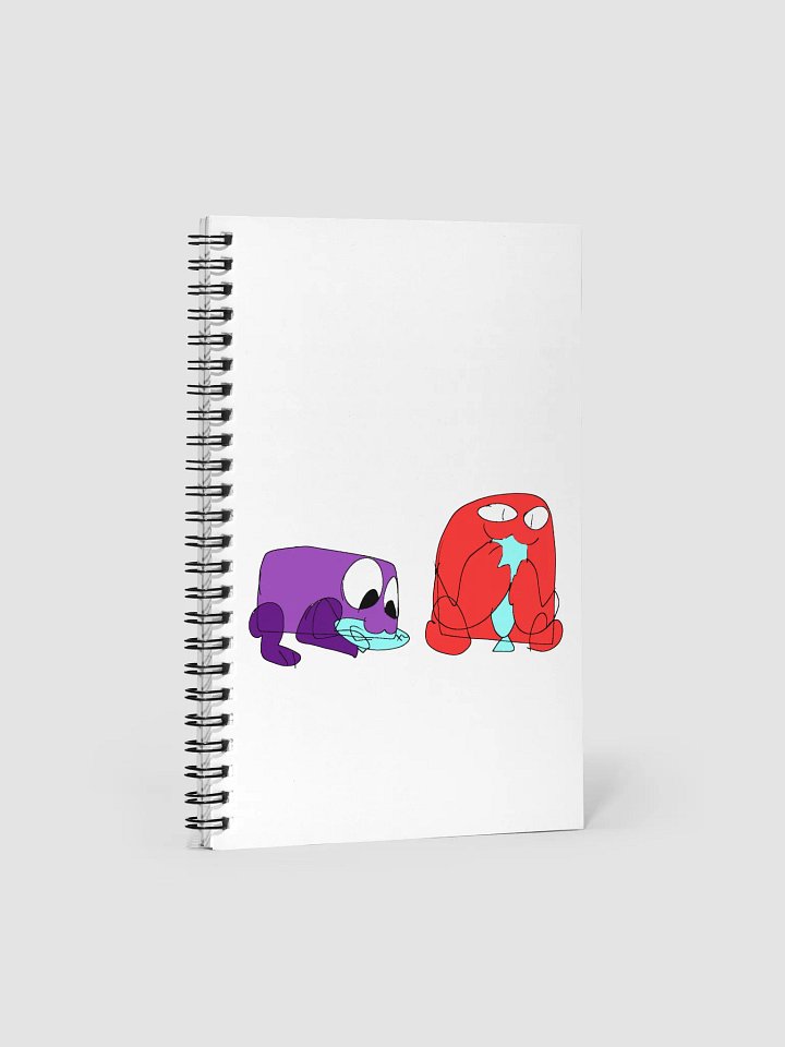 Lolly And Cuba Eating Fish Notebook product image (1)
