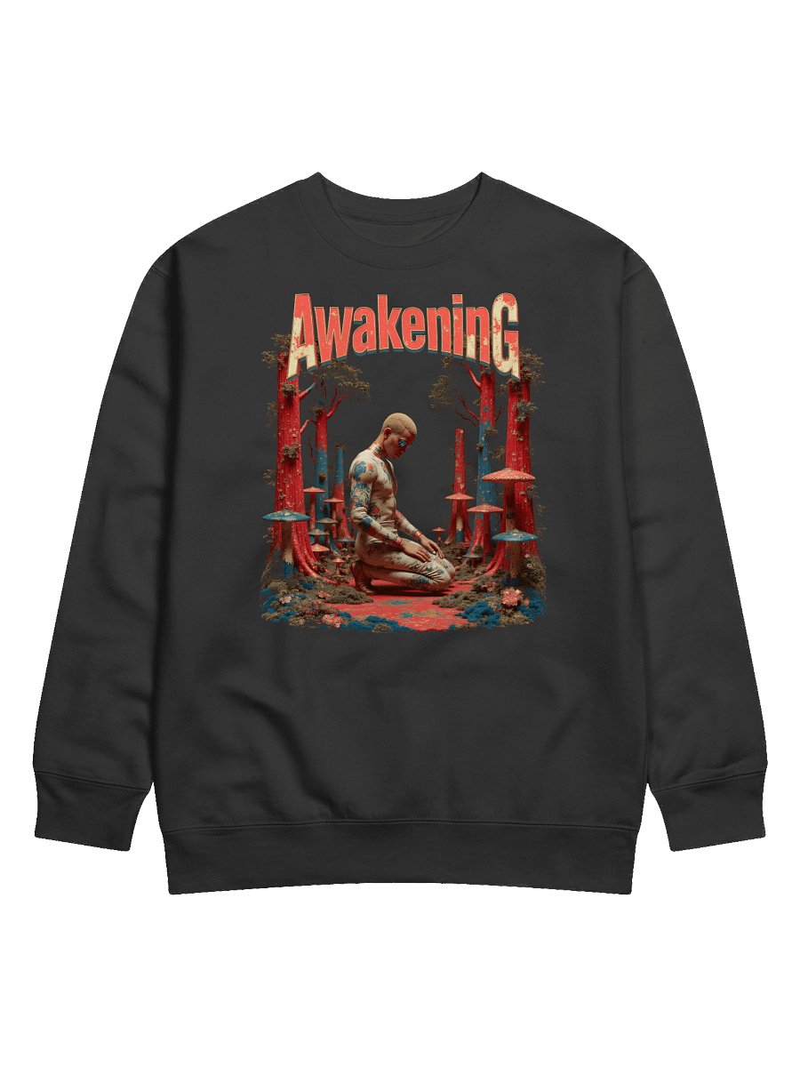 Spiritual Awakening Mystical Mushroom Grove Premium Sweatshirt product image (2)