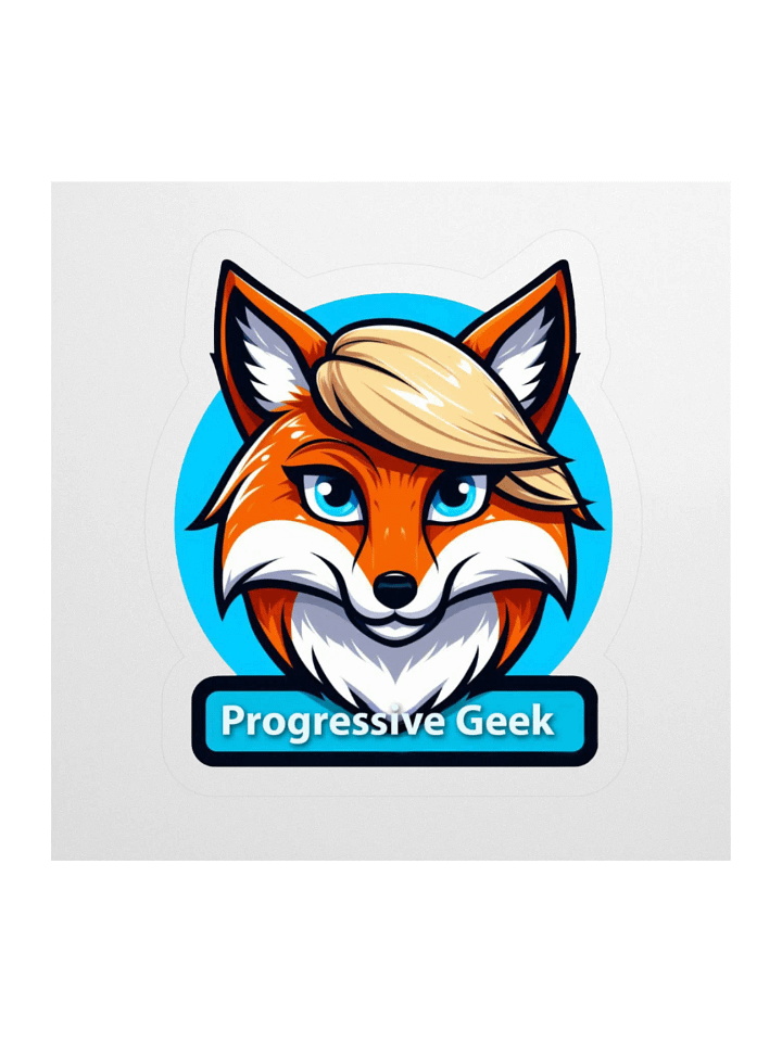 Progressive Geek Logo Stickers product image (1)