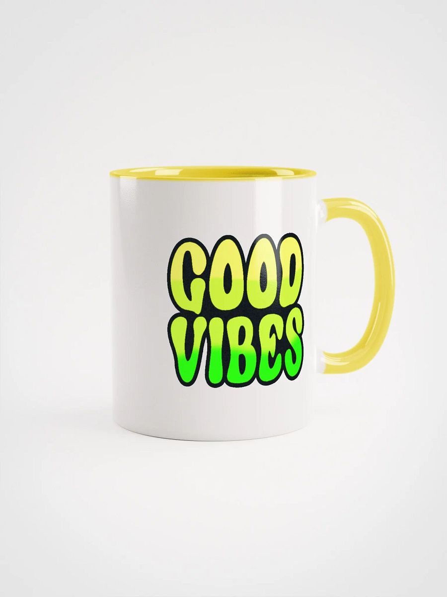 Good Vibes White Color Splash Mug product image (1)