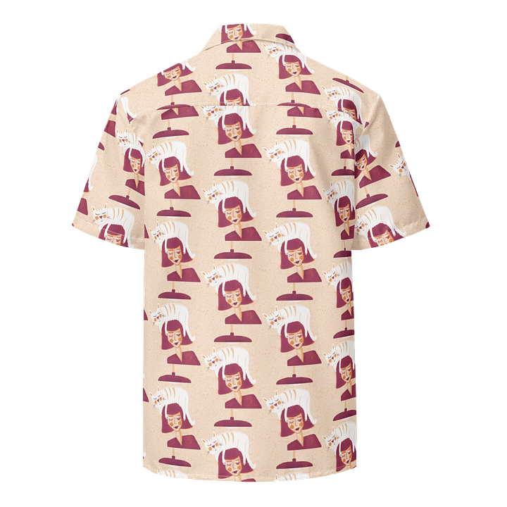 Cat Lady Hawaiian Shirt - Peachy Orange product image (2)