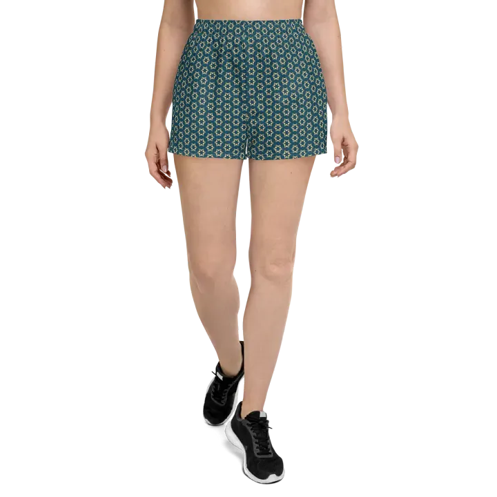 Seashell and Starfish Women's Athletic Shorts product image (2)