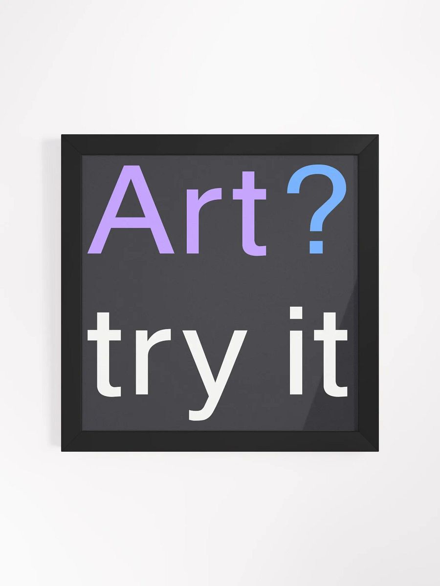 Try Art Framed product image (1)