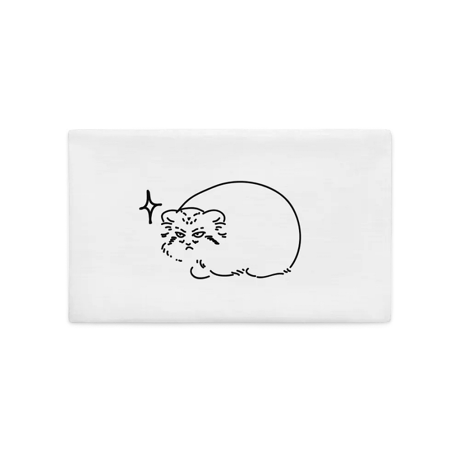 Grumpy Manul - Pillow Case product image (2)