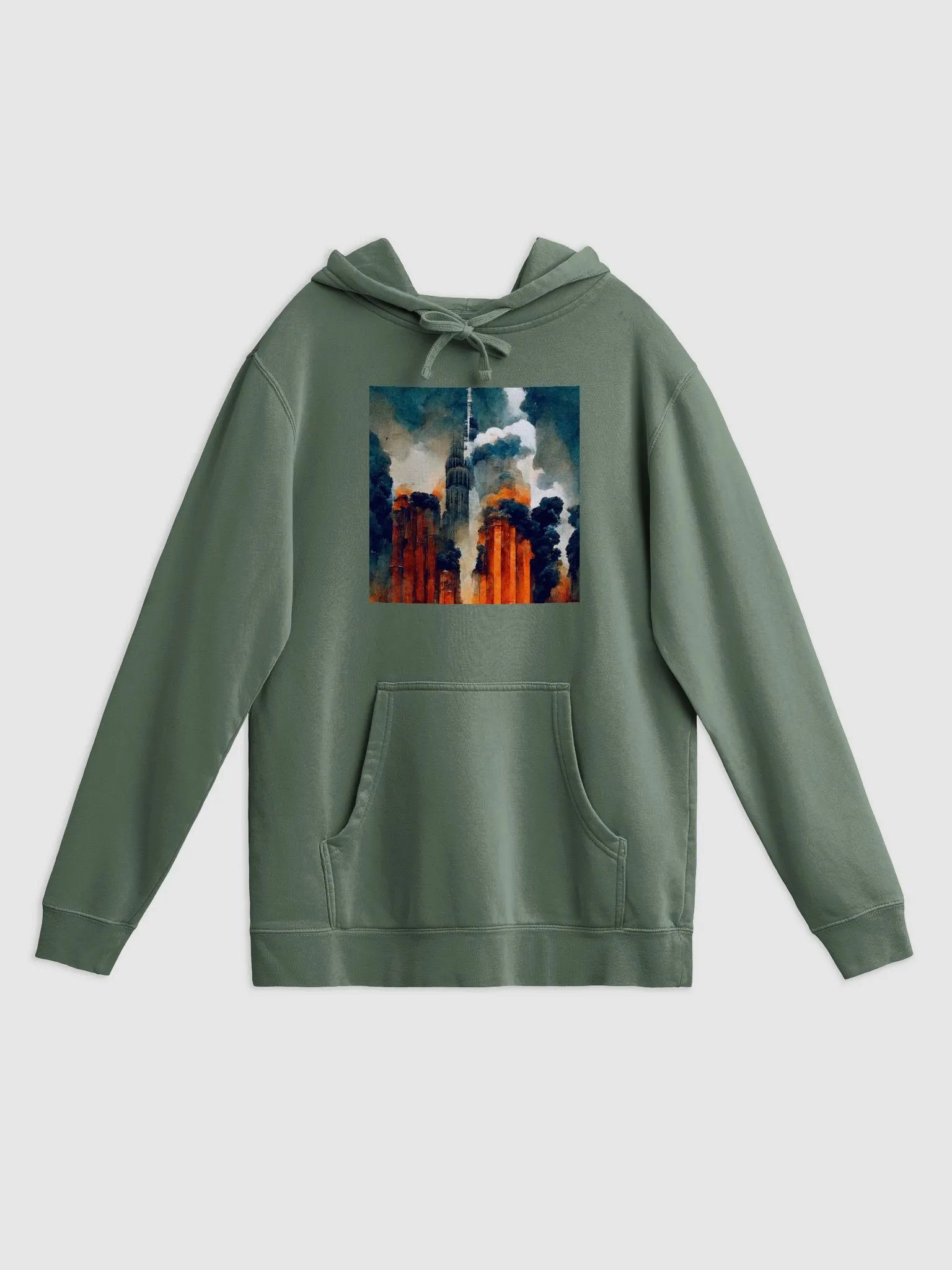 call 911 Vintage Pigment-Dyed Hoodie Set product image (1)