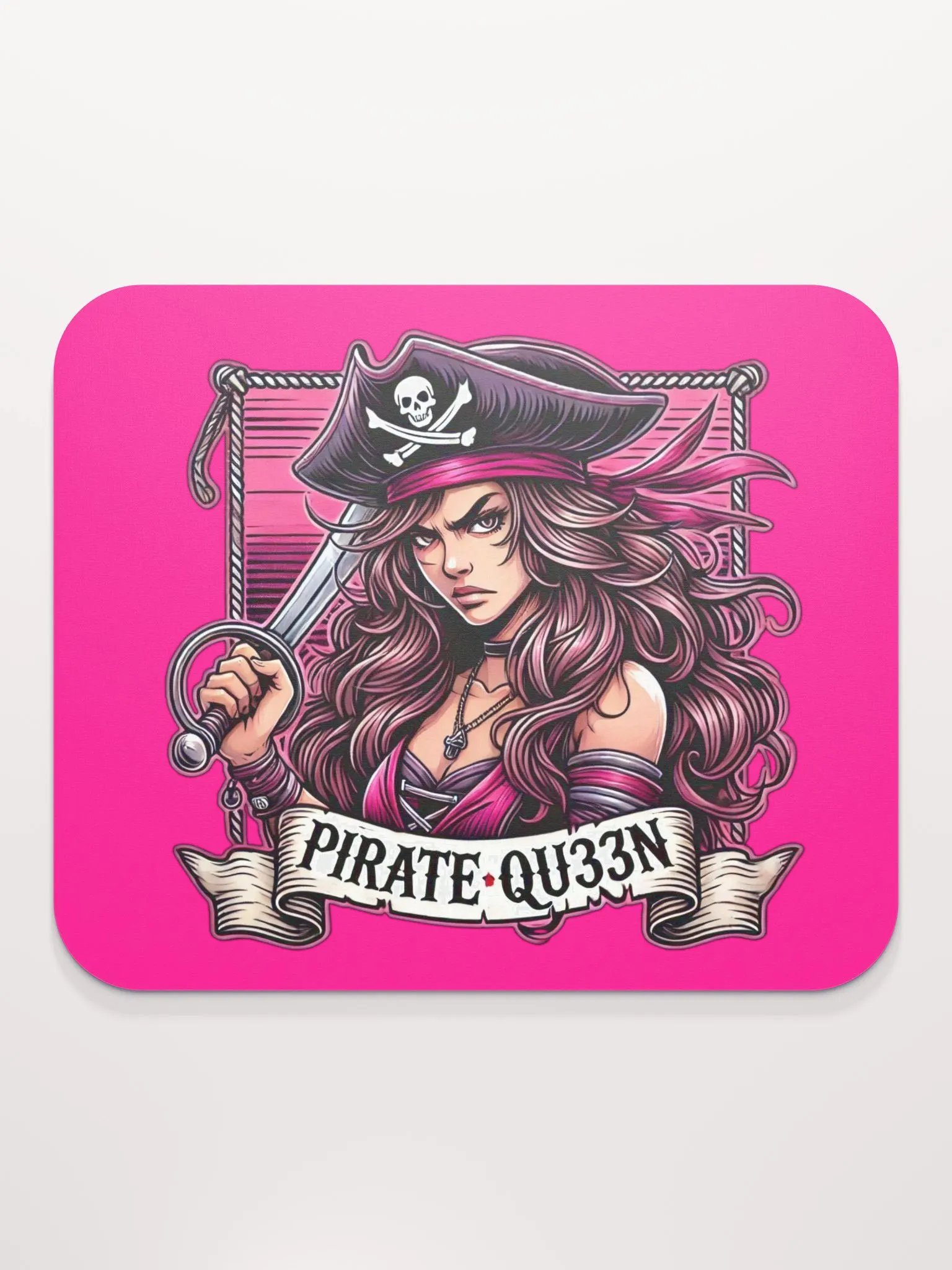 PirateQueen Mouse Pad Pink product image (5)