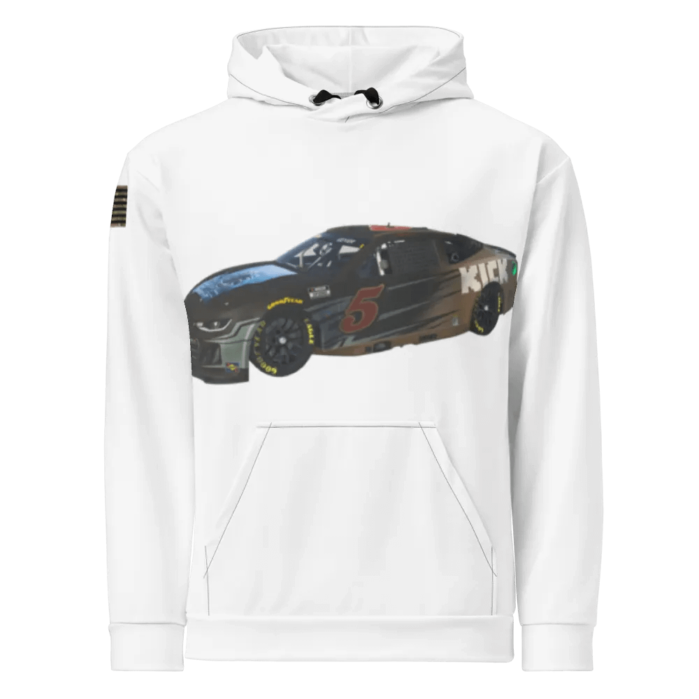 HELLKATMAVRICK #5 ALL WHITE HOODIE WITH POCKET product image (7)