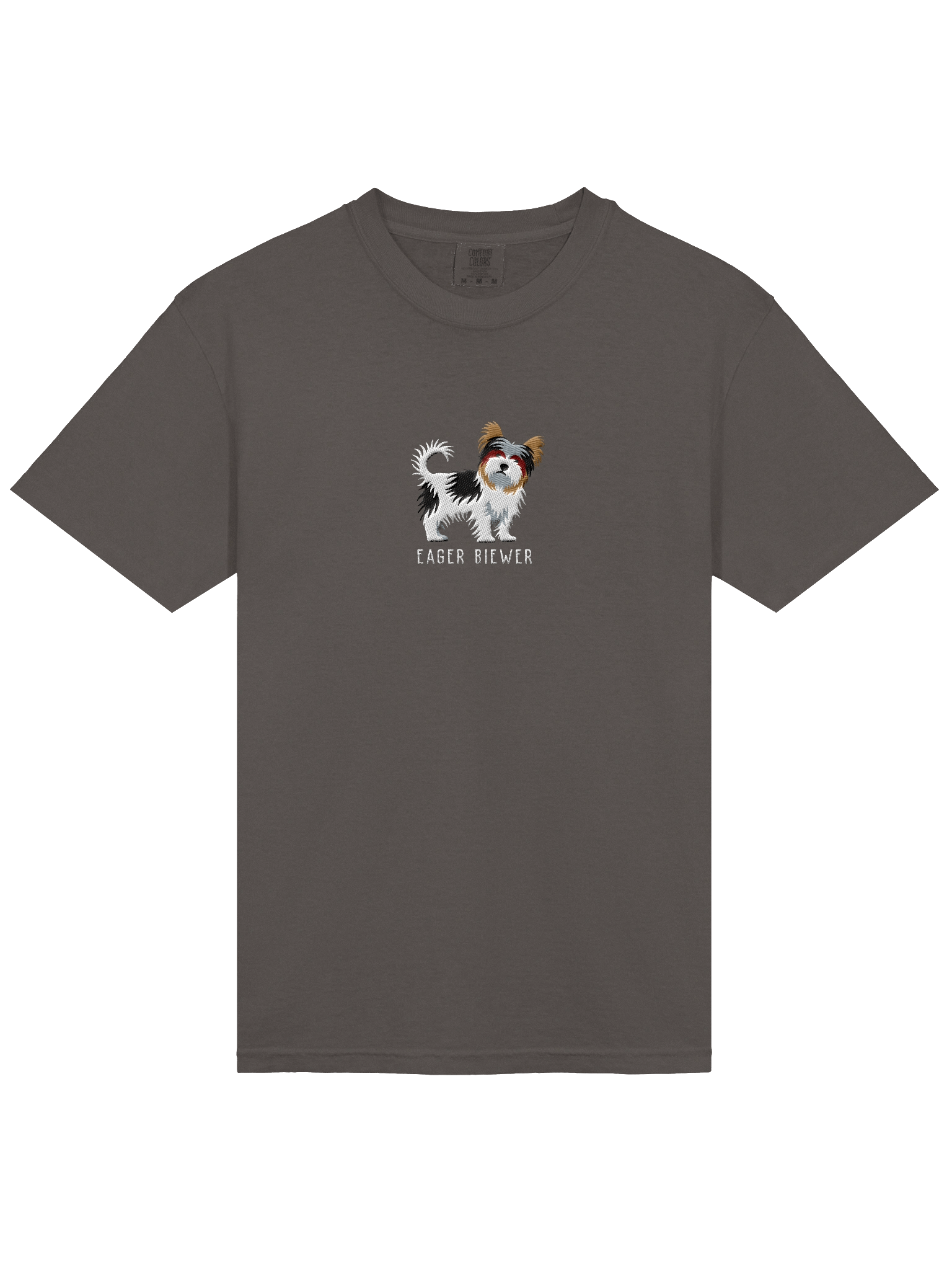 Eager Biewer T-Shirt(Embroidered) of a Biewer Terrier product image (18)