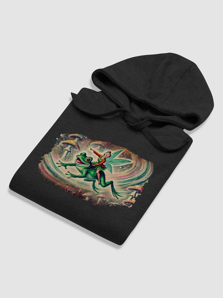 Whimsical Fairy and Frog Premium Unisex Hoodie product image (6)