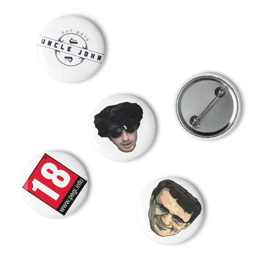 UJ Set of pin buttons product image (15)