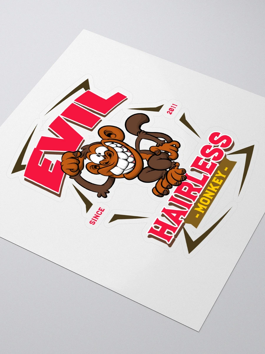 Evil Hairless Monkey v2 - Sticker product image (8)