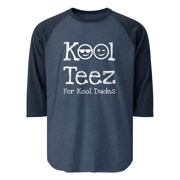 ¾ Sleeve Raglan Tee For Kool Dudes product image (3)