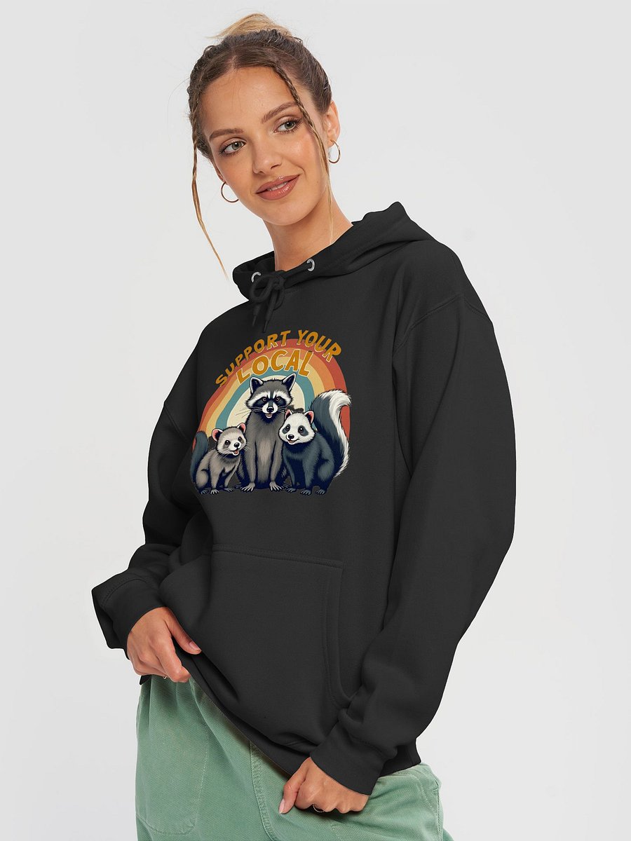 Rainbow Wildlife Support Hoodie product image (14)