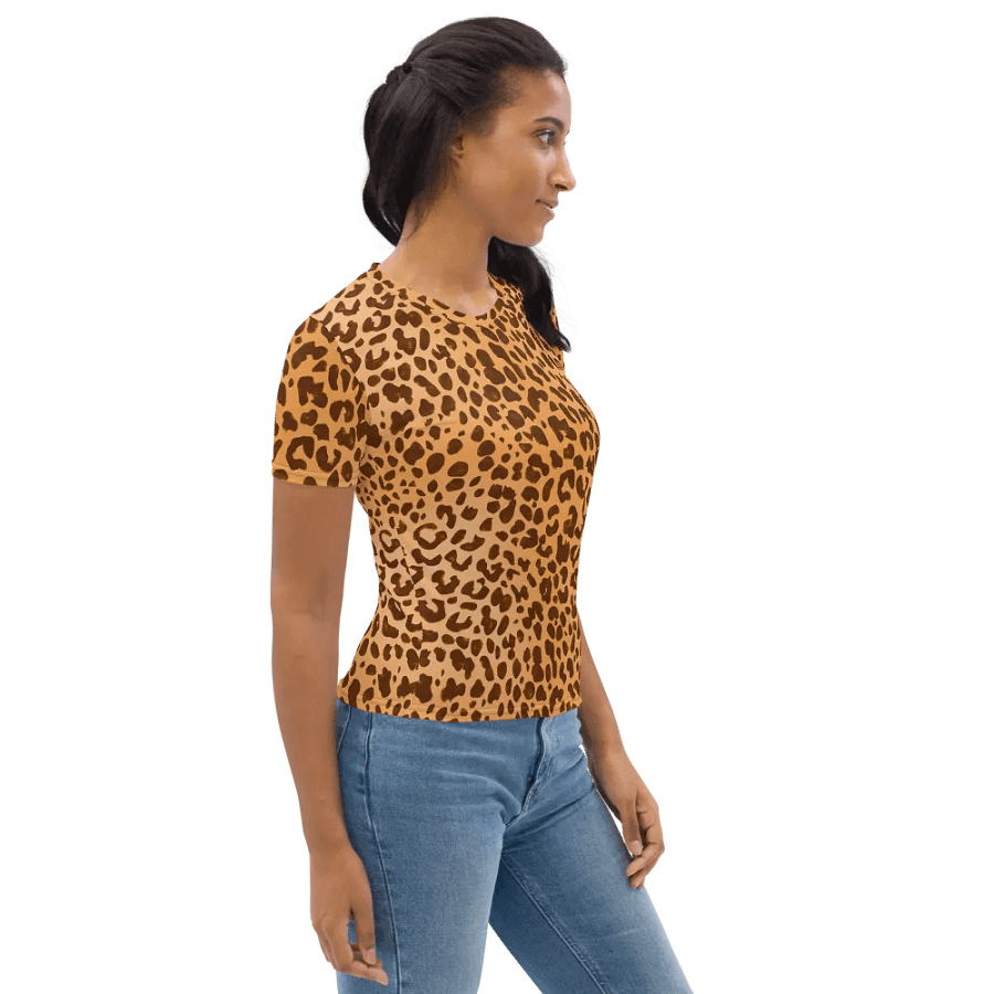 Brown Leopard Print Women's T-Shirt product image (12)