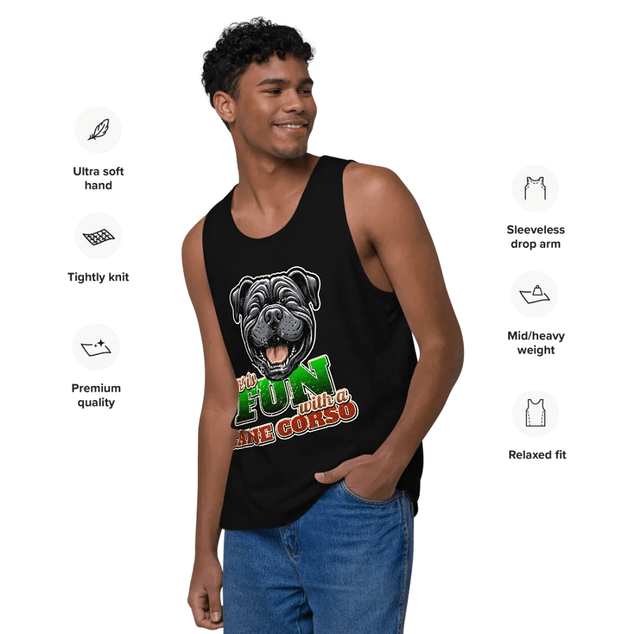 Fun with Cane Corso Tank Top product image (12)