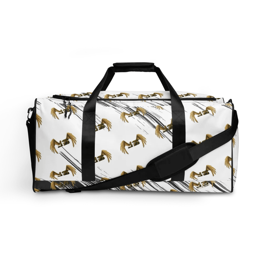 Golden-Winged Mechanical Marvel Duffle Bag product image (1)