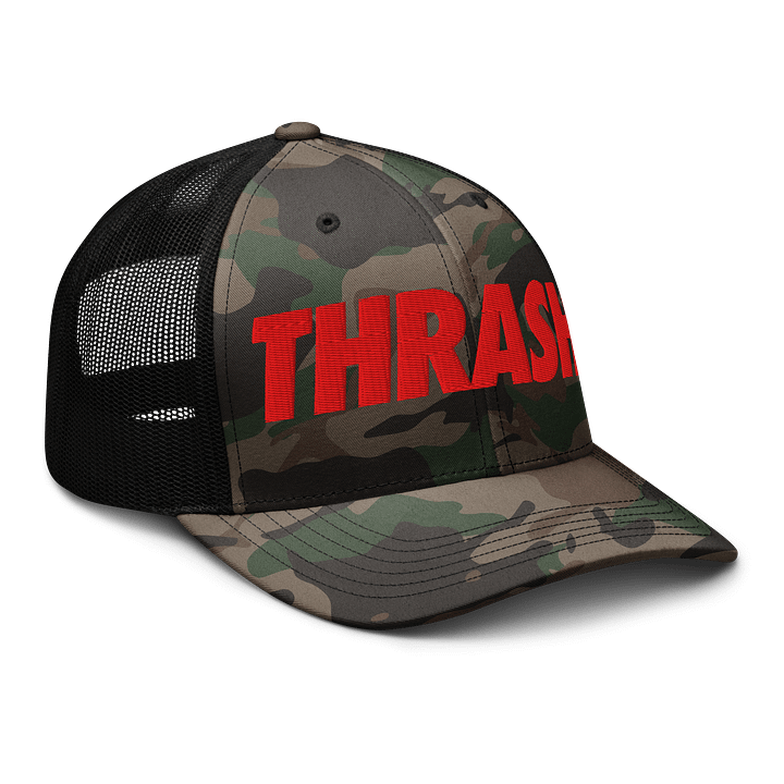 THRASH CAMO HAT (RED) product image (2)