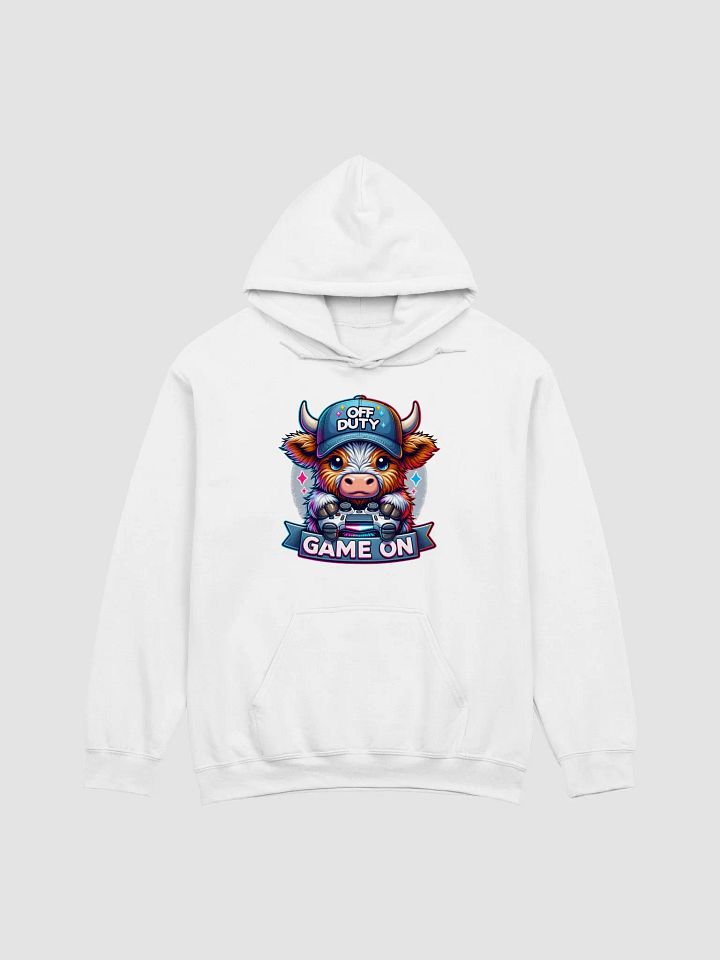 Highland Cow Off Duty Gamer Hoodie product image (9)