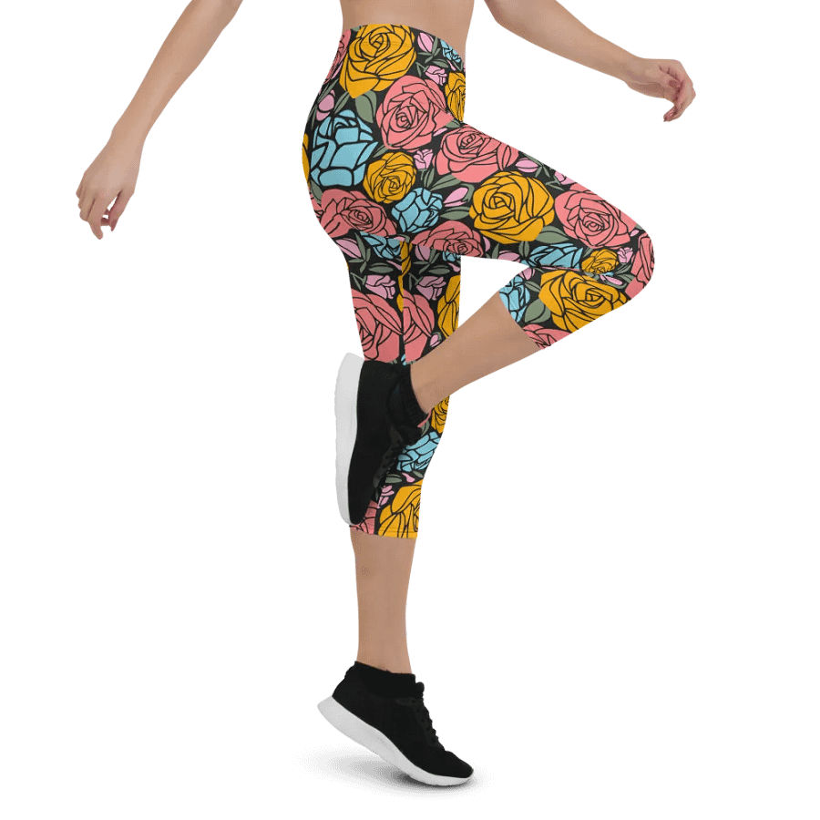 Rose Garden All-Over Leggings product image (5)