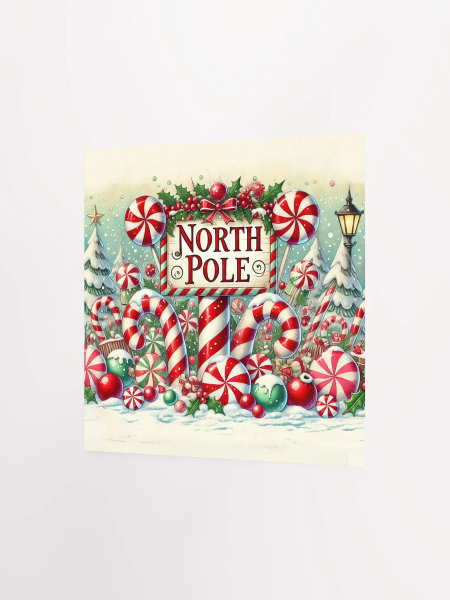 North Pole Winter Wonderland Sign Premium Prints and Posters product image (6)