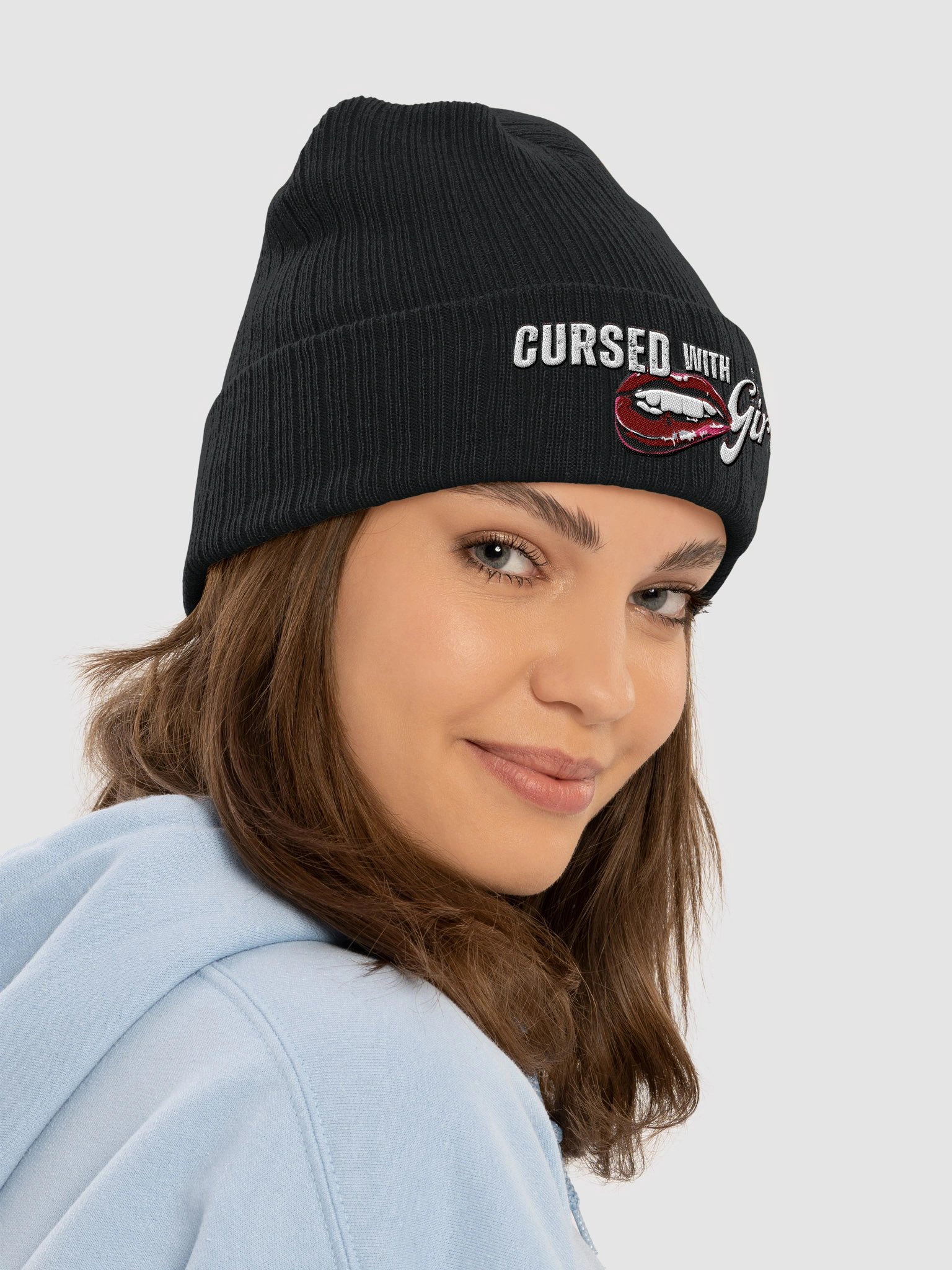Cursed with Girth Beanie product image (31)