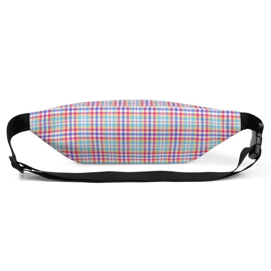 Purple, Pink, and Blue Plaid Fanny Pack product image (4)