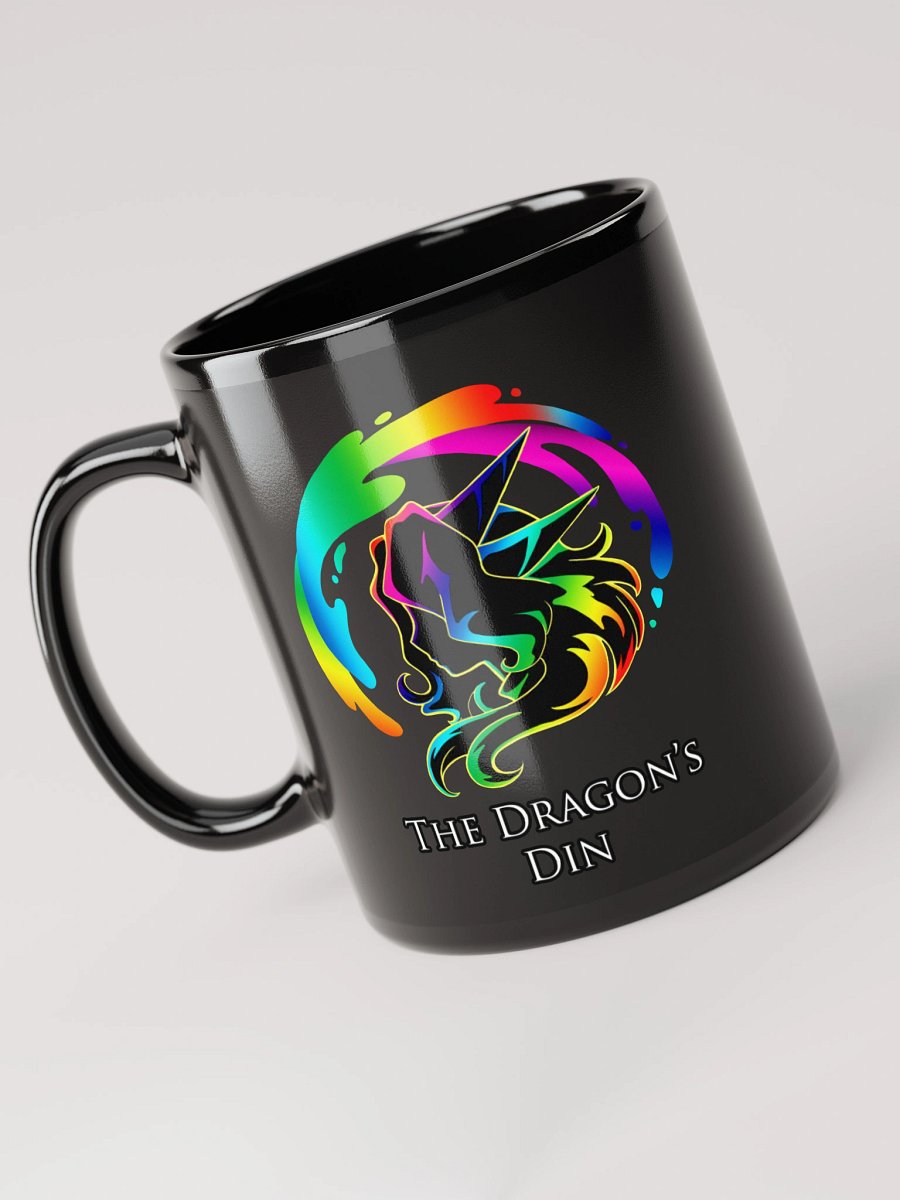 The Dragon's Din Logo Glossy Mug product image (6)