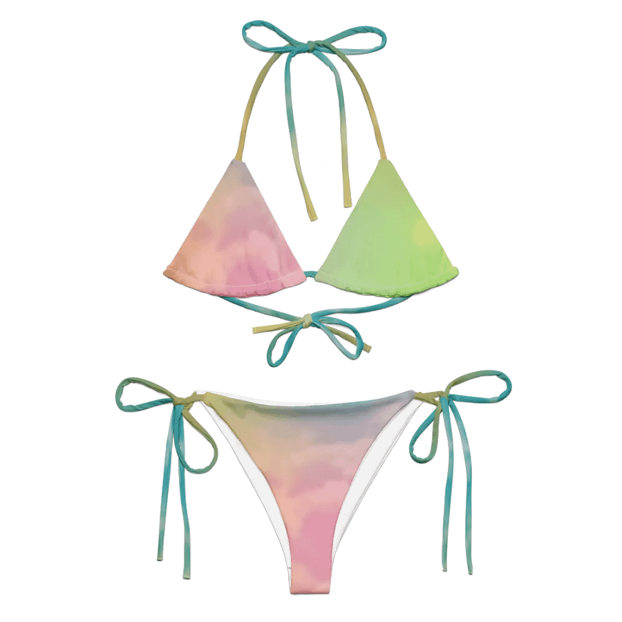 Blur cloud rainbow Design String Bikini - V11 product image (6)