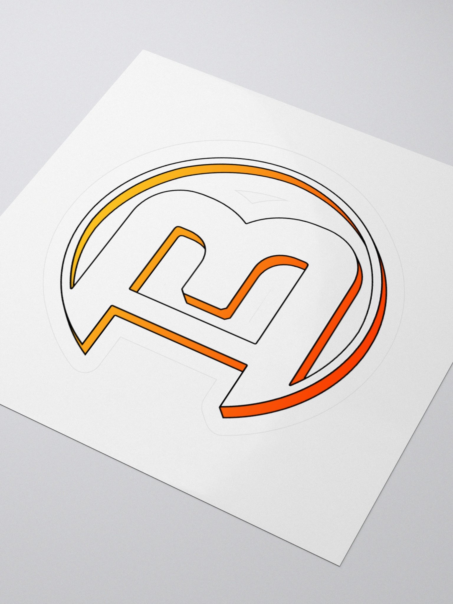 B-Gradient Logo Kiss Cut Stickers product image (8)