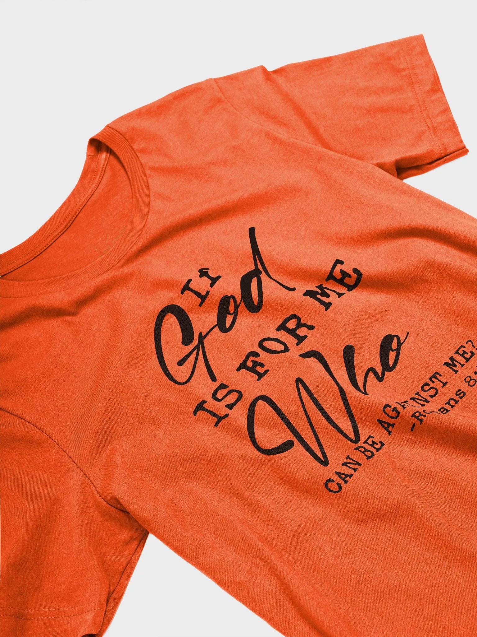 IF GOD IS FOR ME WHO CAN BE AGAINST ME? T-SHIRT &PRAYER & GRATITUDE JOURNAL BUNDLE product image (3)