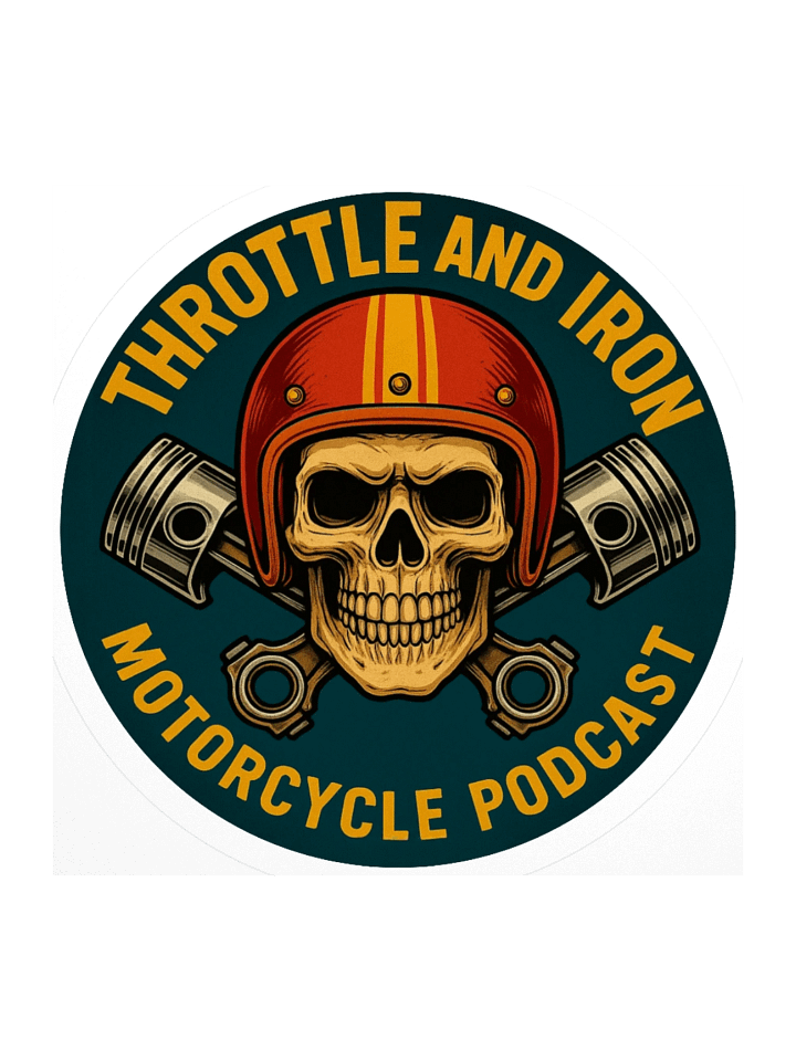 Throttle and Iron Motorcycle Podcast Stickers product image (3)