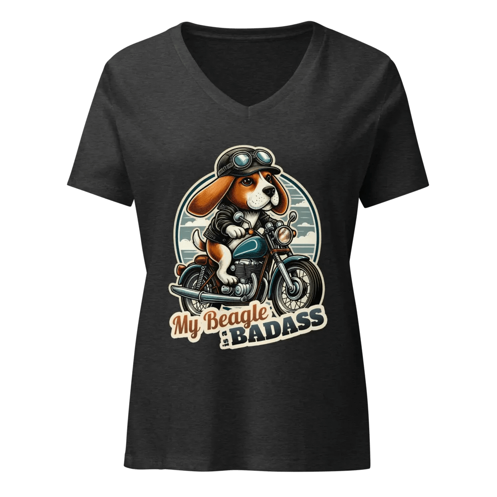 Badass Beagle - V-neck product image (3)