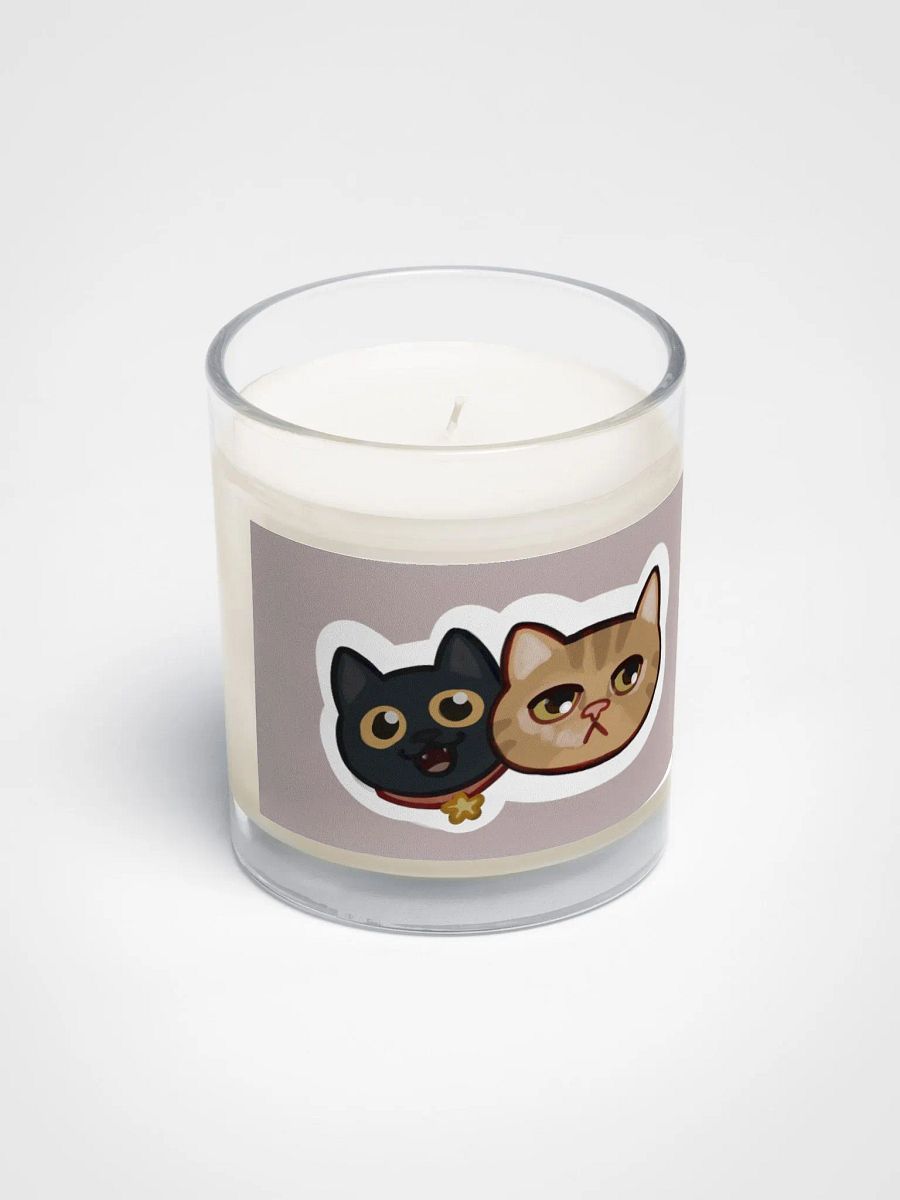Purrfect Duo Soy Candle – Relaxation with Straw Cat & Tao product image (2)
