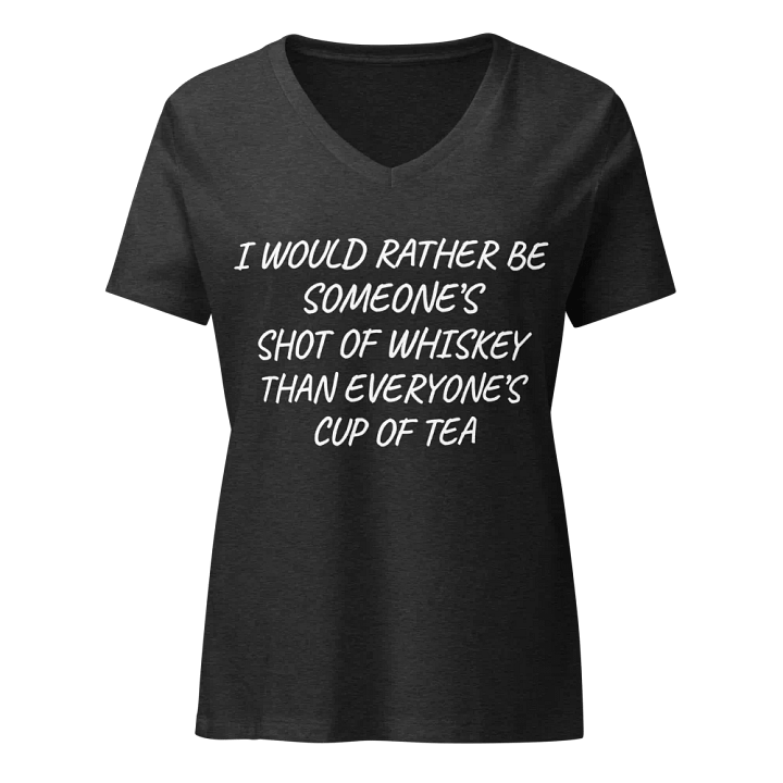 Whiskey Over Tea Women's V-Neck Tee product image (1)